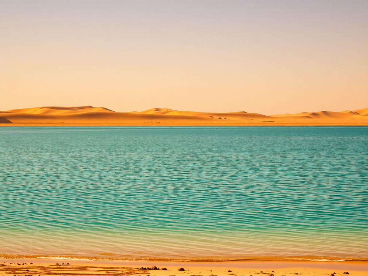 Mirage aux portes du désert